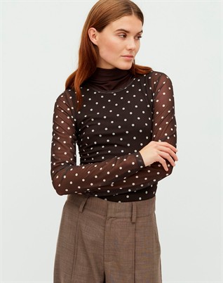 Milargos - Arcel Bluse - Java Dots